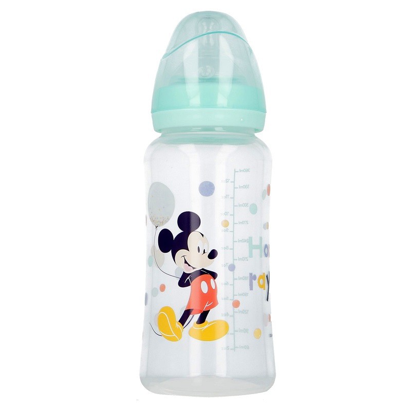 Kojenecká lahev s nastavitelným průtokem 360 ml, Stor, Mickey