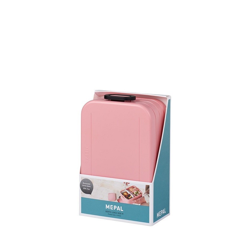 Bento svačinový box Midi 900 ml, Mepal, růžový