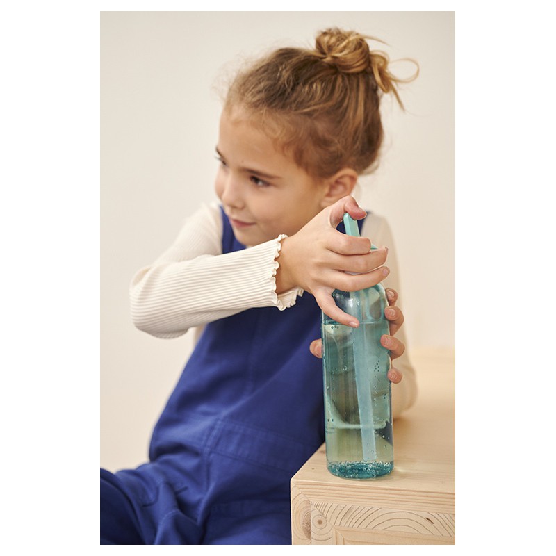 Dětská láhev na vodu s vyklápěcím pítkem, 500 ml, Mepal, modrá