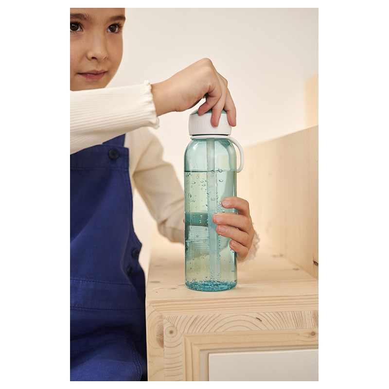 Dětská láhev na vodu s vyklápěcím pítkem, 500 ml, Mepal, tyrkysová