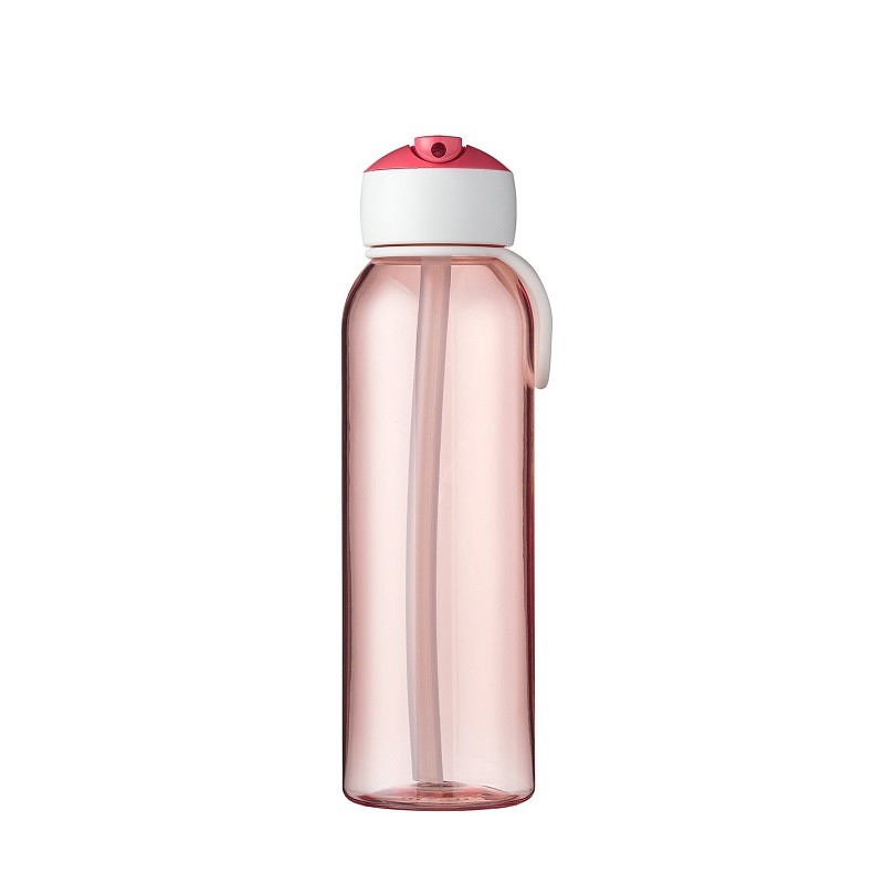 Dětská láhev na vodu s vyklápěcím pítkem, 500 ml, Mepal, růžová