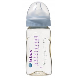 Antikoliková kojenecká láhev, 240 ml, b.box, modrá