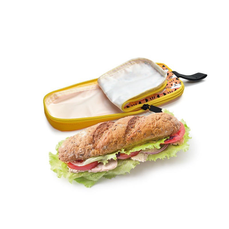 Dětský termoobal na sendvič Zipper, 1 L, Iris, žlutý