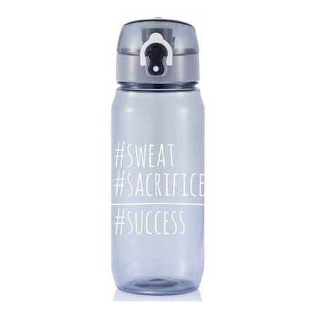 Láhev na vodu Sweat, 600ml, XD Design, šedá