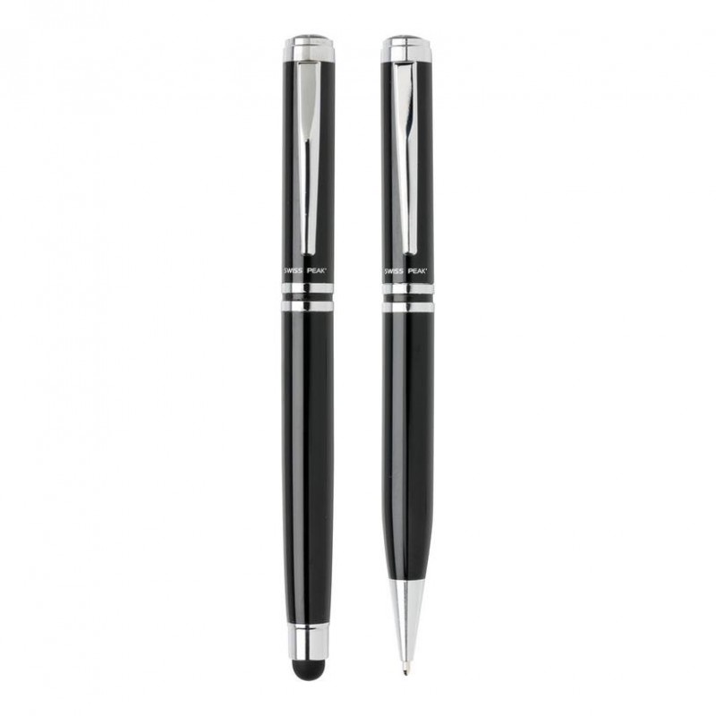 Luxusní pero a stylus, Swiss Peak, černé
