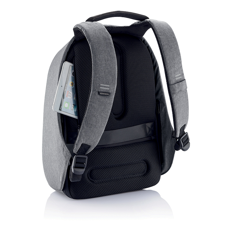 XD Design, Bezpečnostní batoh Bobby Hero Regular, 15.6", šedý