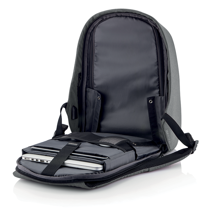 Bezpečnostní batoh na notebook 17" Bobby Hero XL, šedý