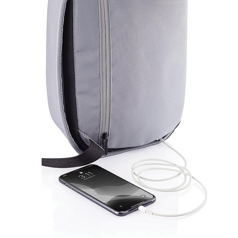 Bezpečnostní batoh přes rameno Bobby Sling, 4 L, XD Design, šedý