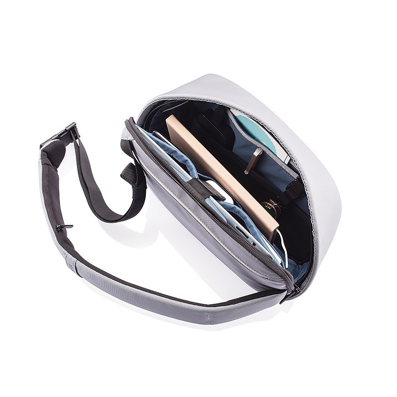 Bezpečnostní batoh přes rameno Bobby Sling, 4 L, XD Design, šedý