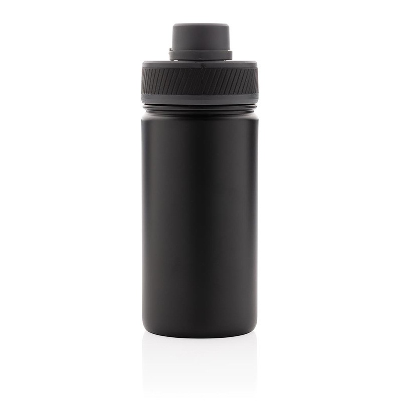 Sportovní láhev s poutkem, 550 ml, XD Design, černá