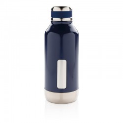 Nepropustná vakuová lahev z nerezové oceli, 500 ml, XD Design, modrá
