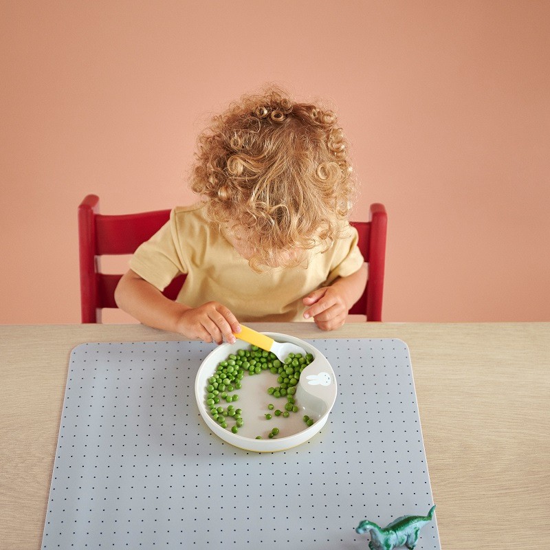 Dětský protiskluzový talíř Mio, 6m+, Mepal, Miffy